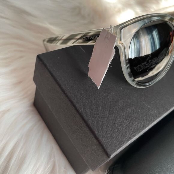 DOLCE Gabbana Striped Sunglasses - Picture 15 of 16